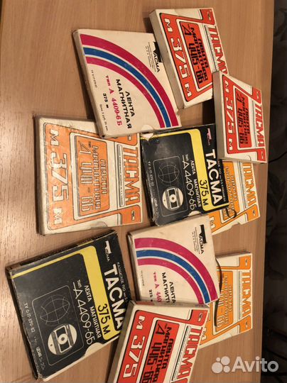 Магнитная лента катушки 15 (375 метров) с записью