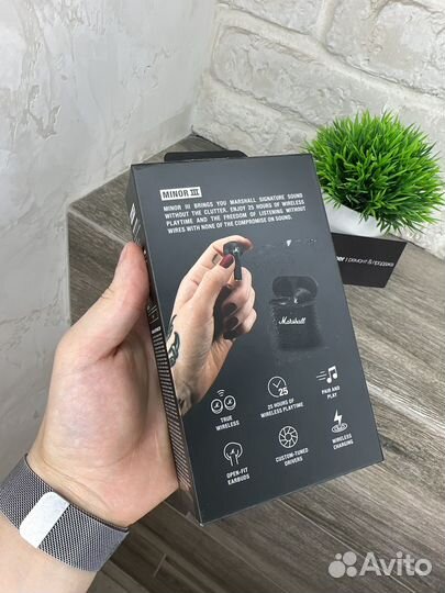 Наушники новые Marshall Minor 3 Black