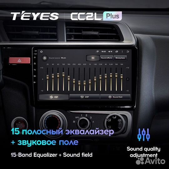 Магнитола Teyes Jazz Fit CC2L+