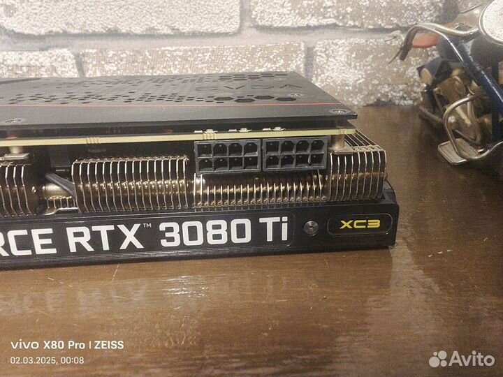 RTX 3080 ti evga XC3 LHR(обслужена)
