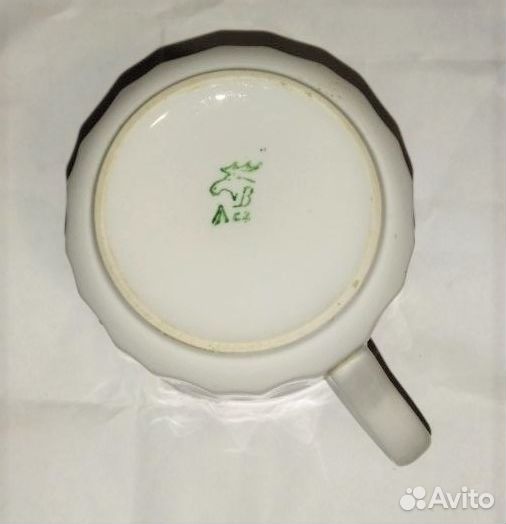 Фарфоровая чашка гигант 0,5 л Вербилки СССР Винтаж