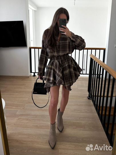 Костюм двойка женский с юбкой