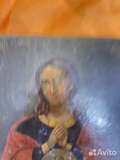 Старинная икона Помощница в родах 19 век