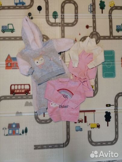 Вещи пакетом на девочку 62 68