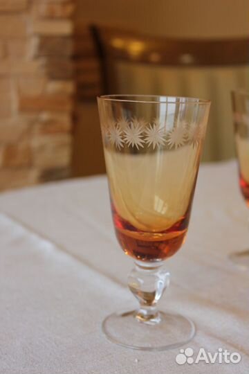 Фужеры / бокалы Золотая свадьба гхз Комплект Люкс