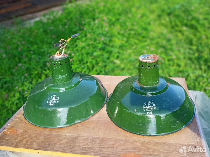 Промышленные светильники СССР 2 шт