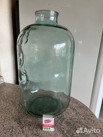 Банка бутыль стеклянная 10 литров