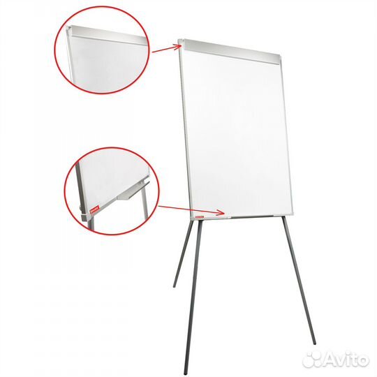 Доска-флипчарт магнитно-маркерная 70х100см