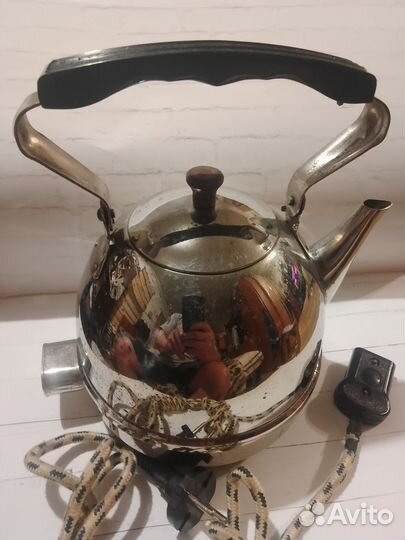 Мельхиоровый Электрочайник СССР