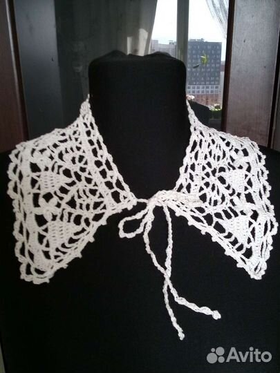 Воротнички из хлопка ручная работа