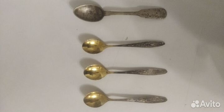 Ложки столовые серебряные