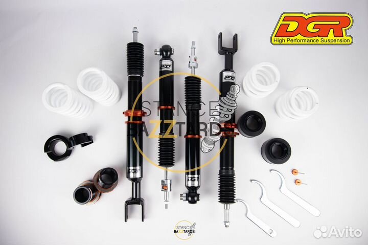 Винтовая подвеска (койловеры) DGR Mercedes E W124