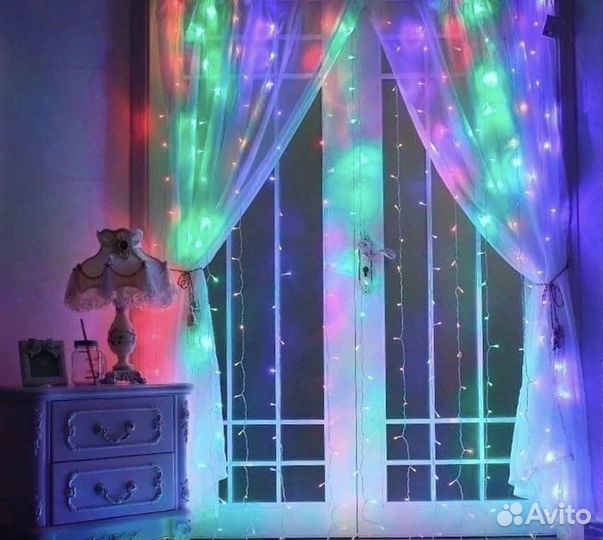 Гирлянда штора