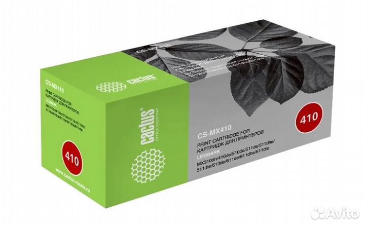 Картридж Cactus CS-MX410 для мфу Lexmark