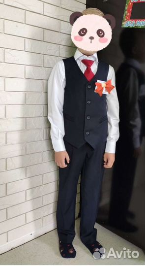 Школьная форма для мальчика синяя 134