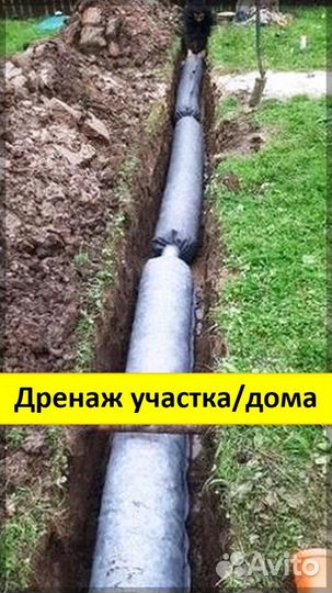 Дренаж участка
