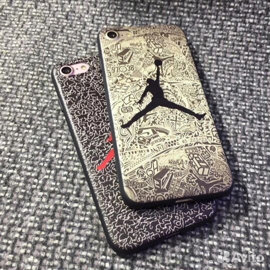 Силиконовые чехлы Jordan для iPhone 5/6/7