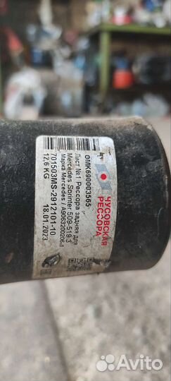 701503MS291210110 чмз Лист задней рессоры Sprinter