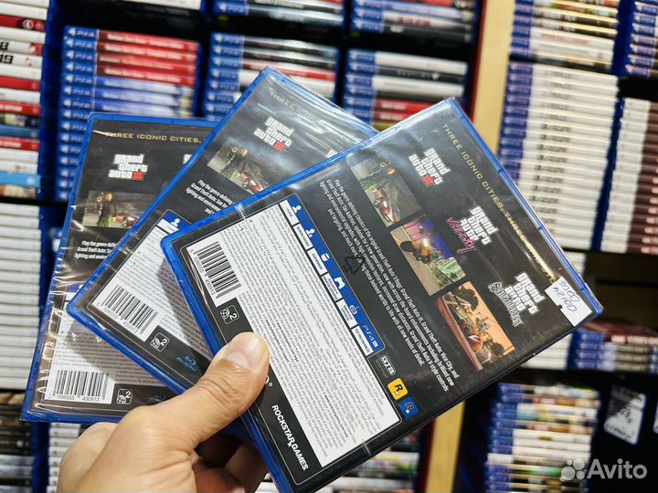 Gta the trilogy ps4 диск новый