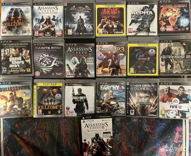 Игровая приставка ps3 с играми