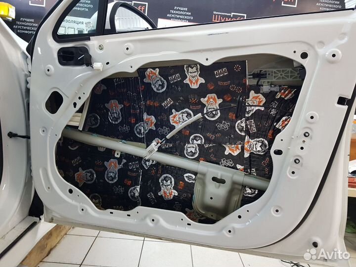 Шумоизоляция дверей KIA k5