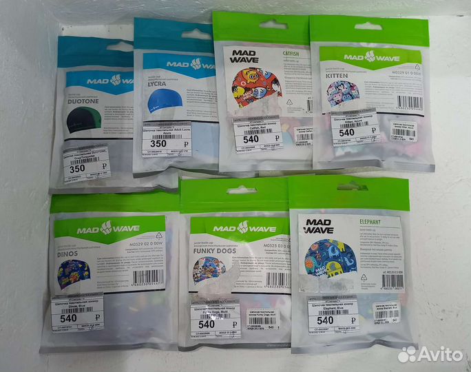 Новые шапочки для плавания