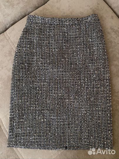 Юбка твидовая elis и офисная love republic