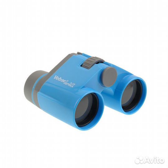 Бинокль детский Veber Эврика 3x28 синий
