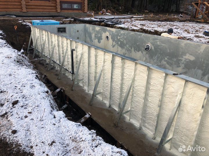 Утепление пенополиуретаном пола