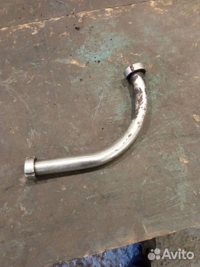 Патрубок глушителя мопеда