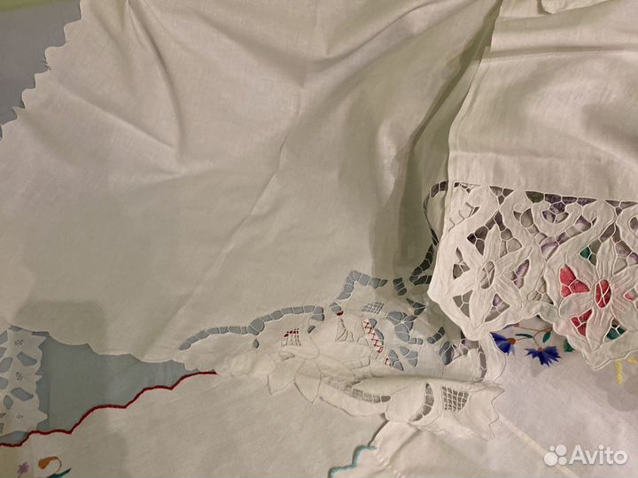 Салфетки старинные с вышивкой