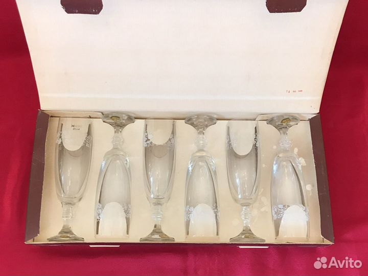 Фужеры бокалы Богемия