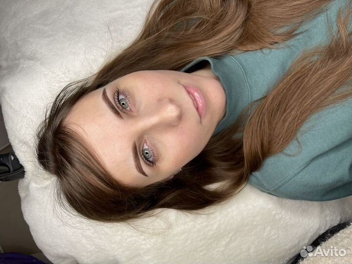 Перманентный макияж бровей, губ и век мак