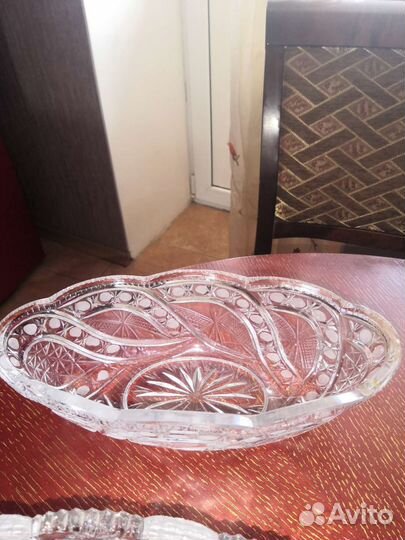 Вазы хрустальные