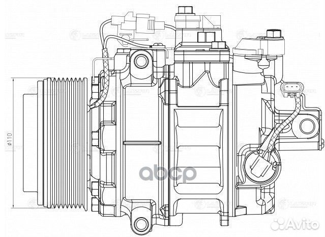 Компрессор кондиц. для а/м BMW X5 (E70) (06) 3.0i