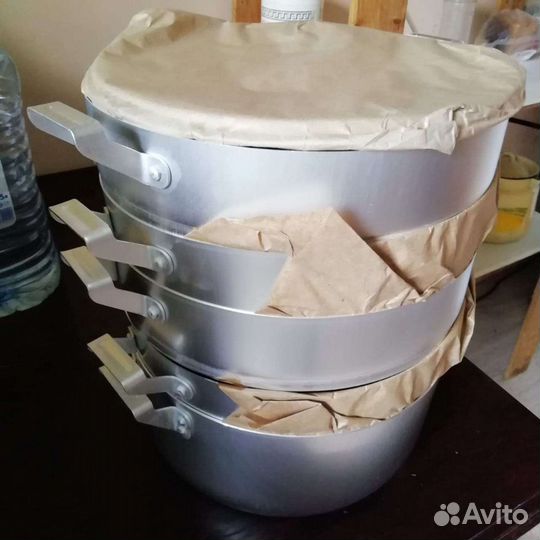 Манты-казан алюминиевый, 6 Л