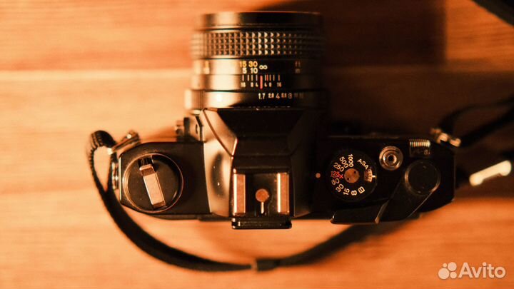 Пленочный фотоаппарат Konica Acom-1 + f1.7 50mm