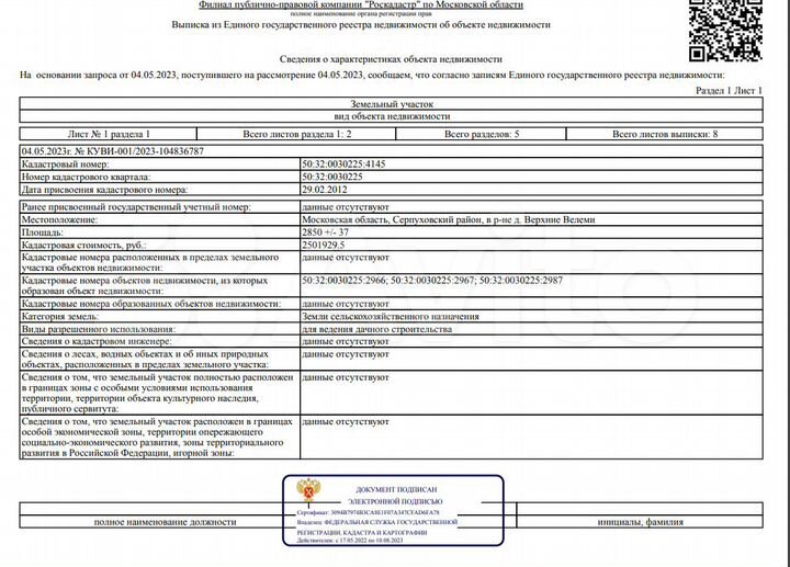 Участок 28,5 сот. (СНТ, ДНП)