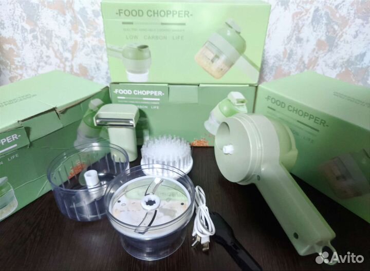 Кухонный комбайн блендер измельчитель терка 4в1NEW