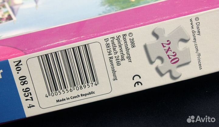 Пазлы Дисней Принцессы – Disney Princess 2008 год