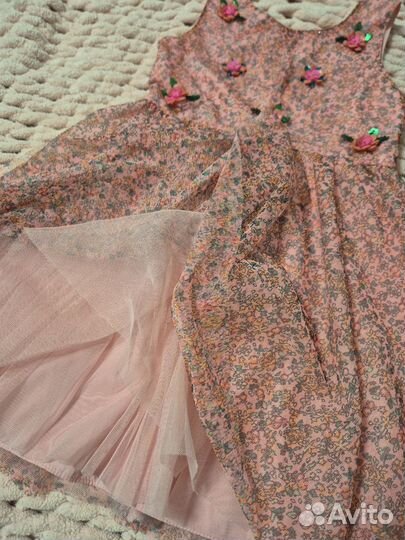 Платье летнее для девочки Monsoon, 4-5 лет