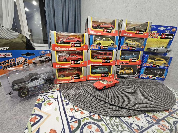 Модели Bburago, Cararama, Maisto. 1:43