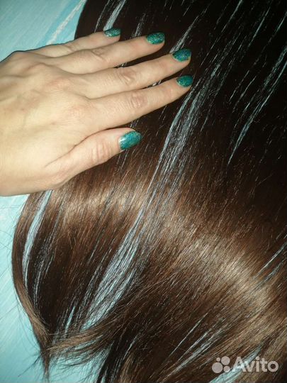 Волосы на заколках искусственные