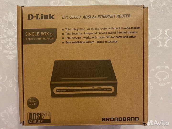 Роутер D-Link DSL-2500U