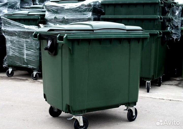 Пластиковый контейнер 1100л, 770л