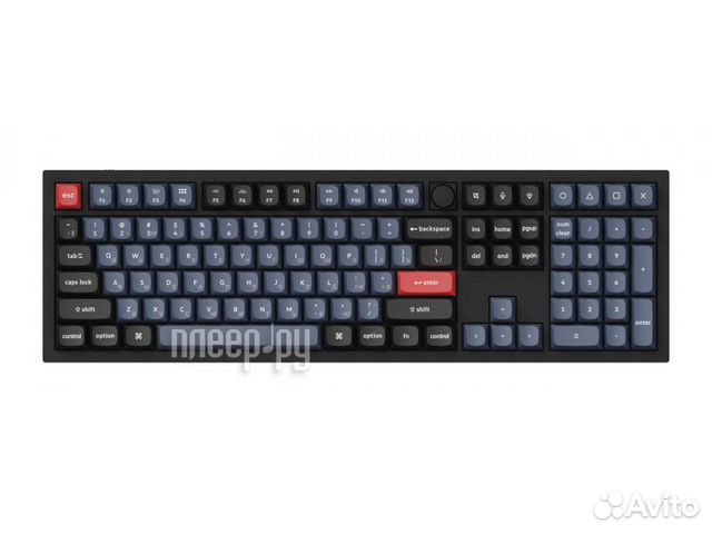 Keychron Q6 RGB Blue Switch Black Q6-M2-RU