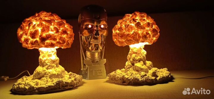 LED светильник лампа-ночник. Ручная работа