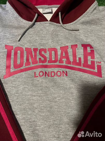 Винтажное худи Lonsdale оригинал