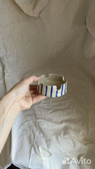 Керамическая пепельница ручной работы