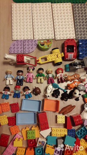 Lego duplo без коробки (4 набора примерно)